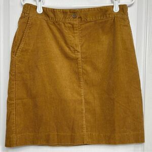 Talbots Brown Corduroy Skirt Women’s Sz 6